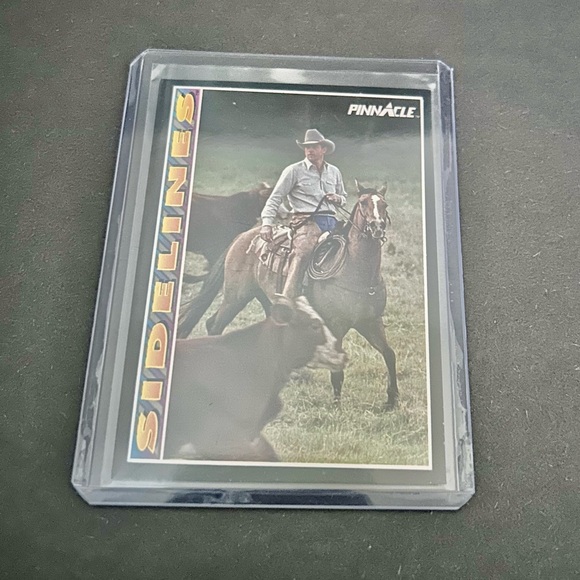 Nolan Ryan Sidelines Pinnacle Card - Picture 1 of 1